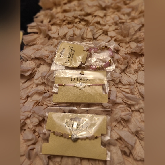 Three brand NWT D'Bello Accessories bracelets - Picture 2 of 8